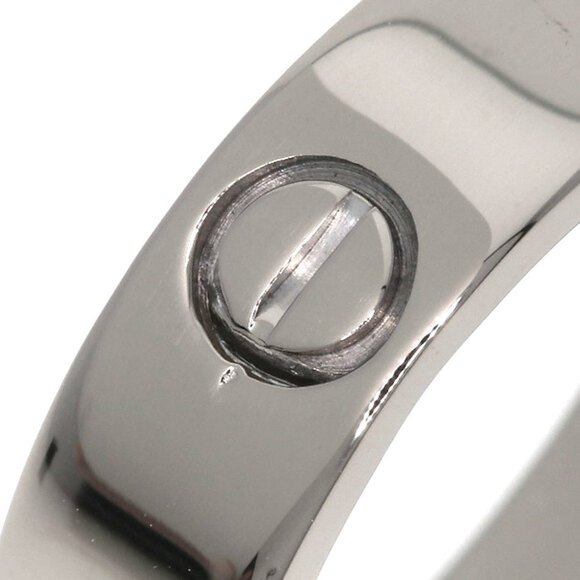 CARTIER 18k Silver Love Ring #51 - Picture 9 of 10